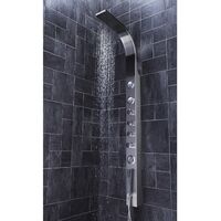 Verona Emme Thermostatic Shower Panel 3 Round Body Jets with Shower Hand