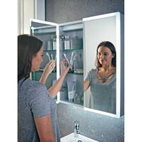Orbit Mia LED Mirror Cabinet with Demister Pad and Shaver Socket 700mm H x 800mm W