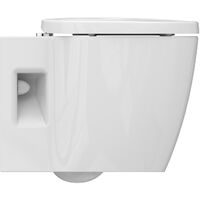 Ideal Standard Concept Freedom Raised Height Wall Hung Toilet 545mm Projection - Standard Seat