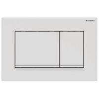 Geberit Flush plate Sigma30 for dual flush, rectangle, Matt white (115.883.01.1)