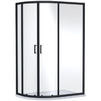 1900 x 1000 x 800mm Offset Quandrant Shower Enclosure - V-QD108BP-6