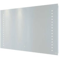 RAK Hestia LED Landscape Mirror with Switch and Demister Pad 600mm H x 1000mm W Illuminated