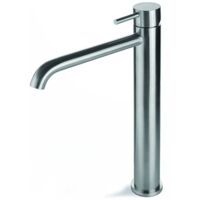 Vema Tiber Tall Basin Mixer Tap Single Handle - Stainless Steel
