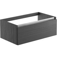 Signature Stockholm Wall Hung 1-Drawer Vanity Unit 815mm Wide - Graphitewood