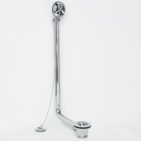 Milano Elizabeth Exposed Bath Waste and Plug and Ball Chain - Chrome