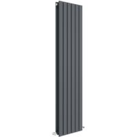 Nuie 1500mm x 354mm Anthracite Sloane Double Panel Radiator - HLA73