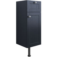 Signature Malmo Floor Standing 1-Door and 1-Drawer Base Unit 300mm Wide - Indigo Ash