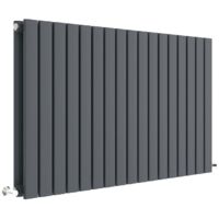 Nuie 600mm x 992mm Anthracite Sloane Double Panel Radiator - HLA56D