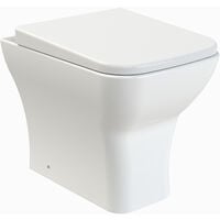 Nuie Ava Back to Wall Toilet Pan 500mm Projection - Soft Close Seat