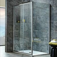 Orbit A8 Sliding Shower Enclosure 1200mm x 900mm Excluding Tray - 8mm Glass
