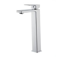 Vema Lys Tall Basin Mixer Tap Deck Mounted - Chrome