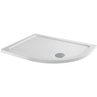 MX Elements Anti-Slip Offset Quadrant Shower Tray 1300mm x 760mm Right Handed (inc Waste)