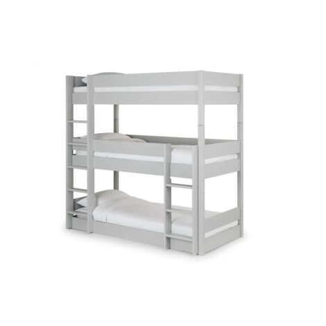 Premium Dove Grey Triple Bunk Bed