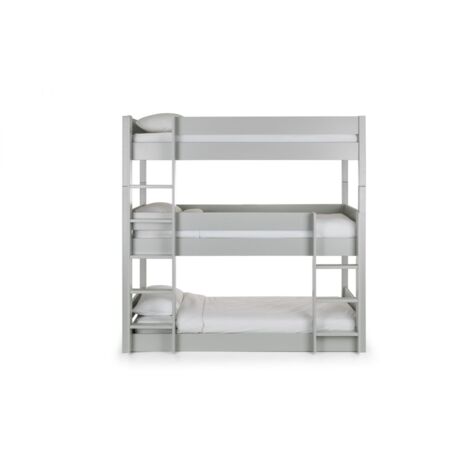 Premium Dove Grey Triple Bunk Bed