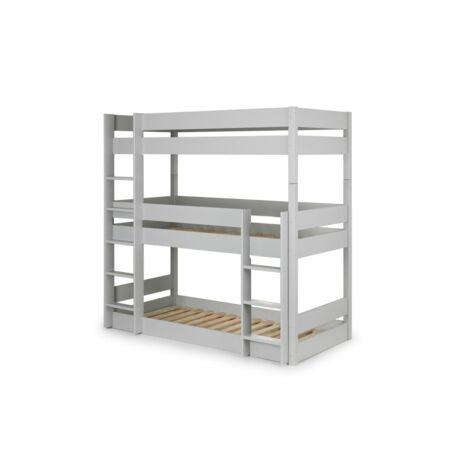 Premium Dove Grey Triple Bunk Bed