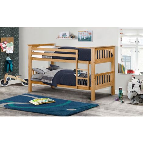 Premium Pine Finish Shaker Style Bunk Bed 2 x 3ft (90cm)
