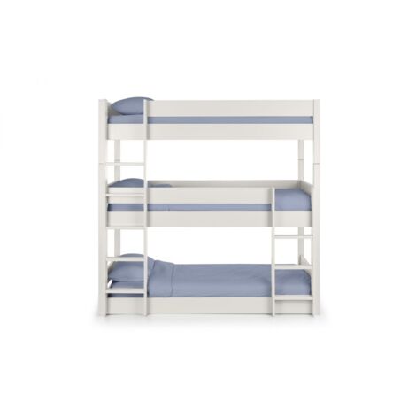 Premium Surf White Triple Bunk Bed