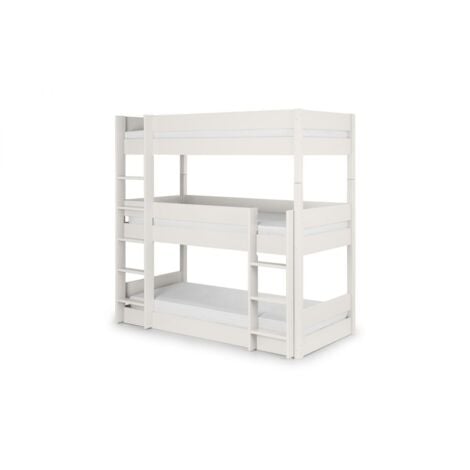 Premium Surf White Triple Bunk Bed