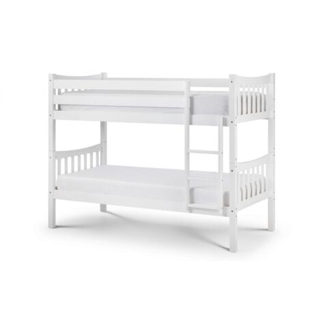Premium Bright White Bunk Bed 2 x 3ft (90cm)