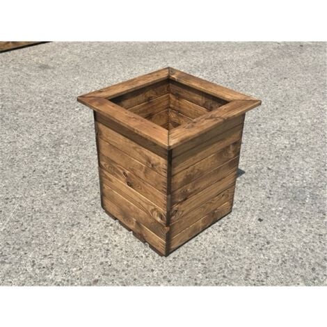 Traditional Large Windsor Wooden Planter x 2