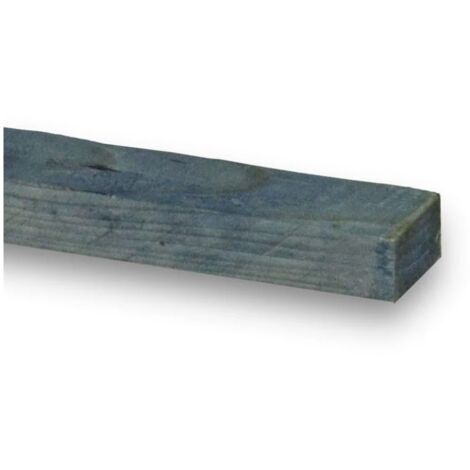 PACK OF 10 (Total 10 Units) - 25mm x 50mm Slate Lath Treated Roof Batten Graded to BS5534 - 4.2m Length