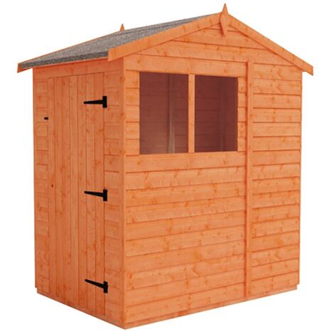 4 x 6 Tongue and Groove Shed (12mm Tongue and Groove Floor and Apex Roof)