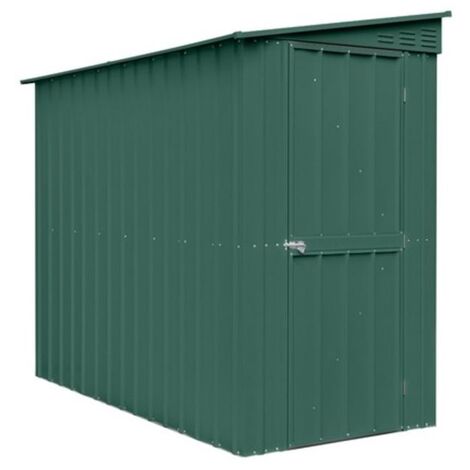 4 x 8 Heritage Green Lean To Metal Shed