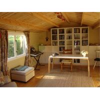 4m x 3m Log Cabin (5120) - Double Glazing (44mm Wall Thickness)