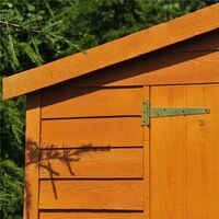 20 x 10 Dip Treated Overlap Apex Wooden Garden Shed With 12 Windows And DOUBLE DOORS (11mm Solid OSB Floor) - CORE (BS)