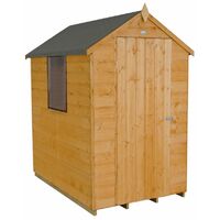 6ft x 4ft Shiplap Tongue And Groove Apex Shed (1.8m x 1.3m)