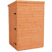 4 x 4 Windowless Tongue and Groove Pent Shed (12mm Tongue and Groove Floor and Roof)