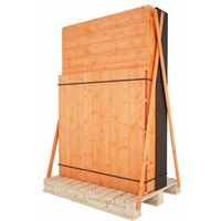 4 x 4 Windowless Tongue and Groove Pent Shed (12mm Tongue and Groove Floor and Roof)