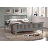 Grey Wooden Bed Frame - Single 3ft
