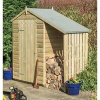 4 x 3 Oxford Shed With Lean To