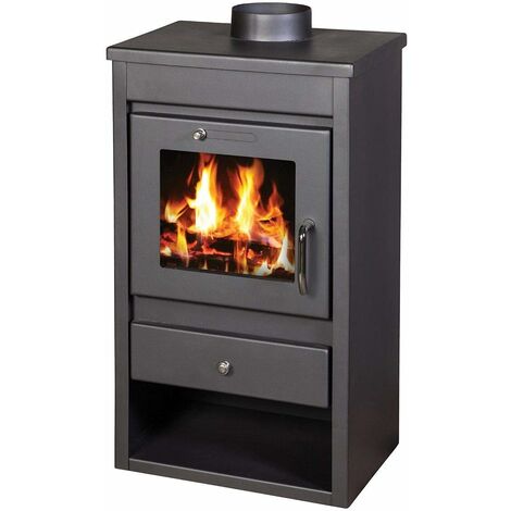 Victoria 05 Poêle à bois combustible solide Deluxe L 9 kW Design ECO