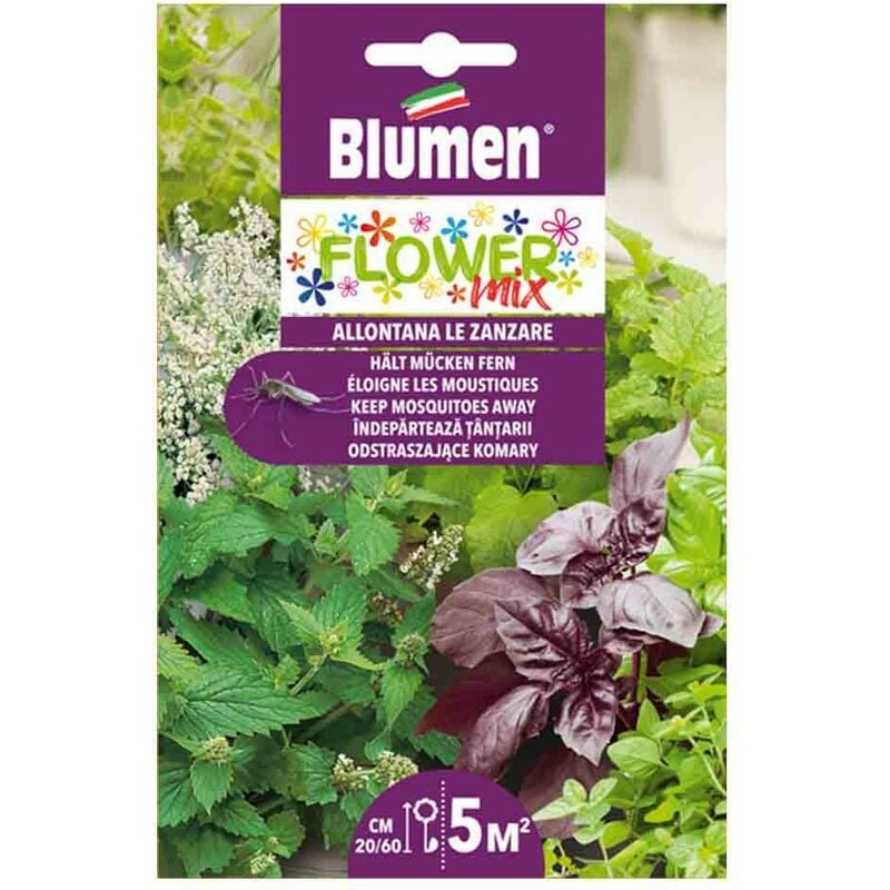 Set Semi di Fiori da Piantare in Vaso da Giardino - in 3 Bustine - Mix di  Sementi per Giardino - per Attirare le Farfalle - Attirare le Coccinelle -  per Allontanare le Zanzare (Mix di Fiori 1)