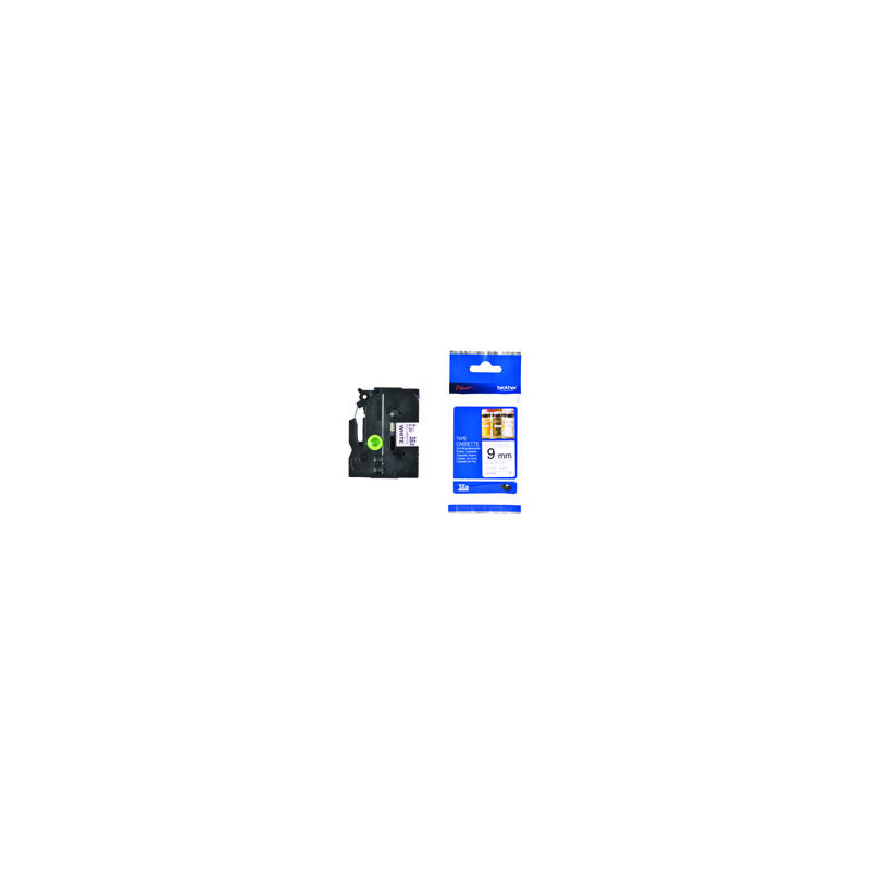 Brother TZeN221 Lbl Tpe 9 Blk on Wht