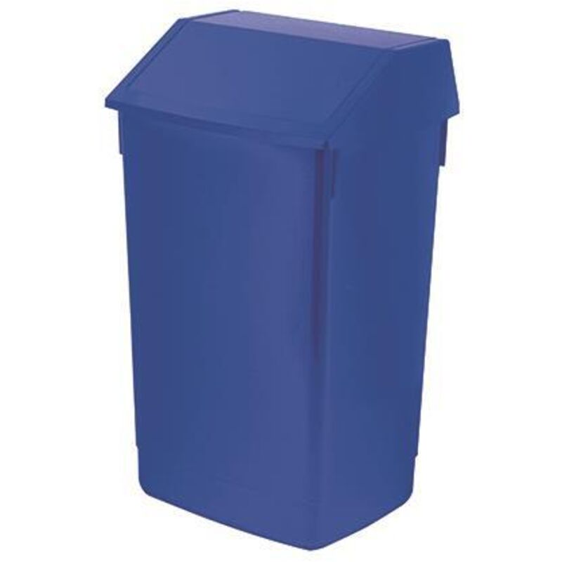 Addis 60L Flip Top Recycle Bin Blue