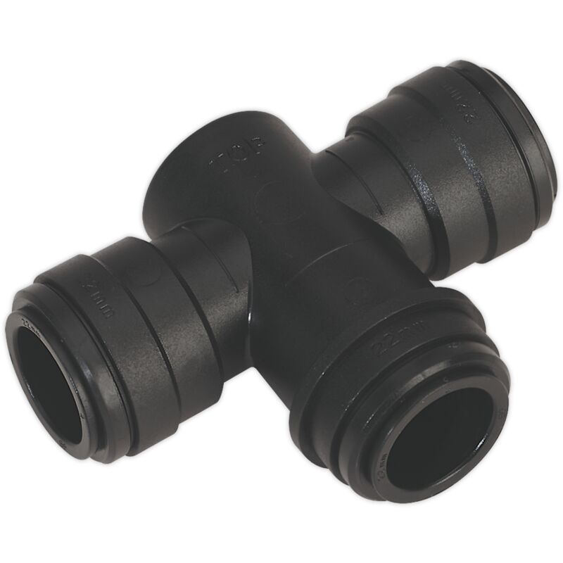 SEALEY - CAS22WTT Equal Water Trap Tee 22mm (John Guest Speedfit� - PMTT22E)