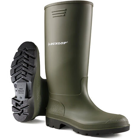 Dunlop - DUNLOP PRICEMASTOR Safety Wellington Boot GREEN sz 6 (380VP)