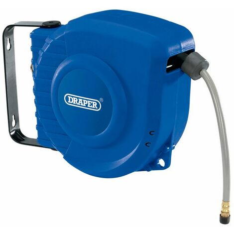 1/4 Hose Reel Wall Bracket Compressed Air Pneumatic Retractable