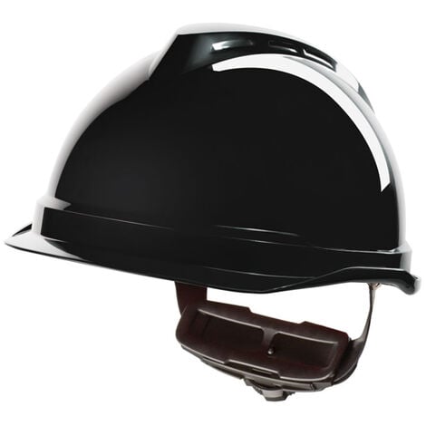 MSA V GARD 520 PEAKLESS SAFETY HELMET BLACK