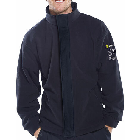 Click - ARC COMPLIANT FLEECE JACKET NAVY MED - Navy Blue