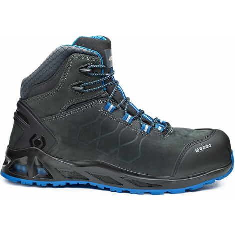 BASE B1001 Safety Boot Shoe Sz13 Grey/Blue K-Road Top