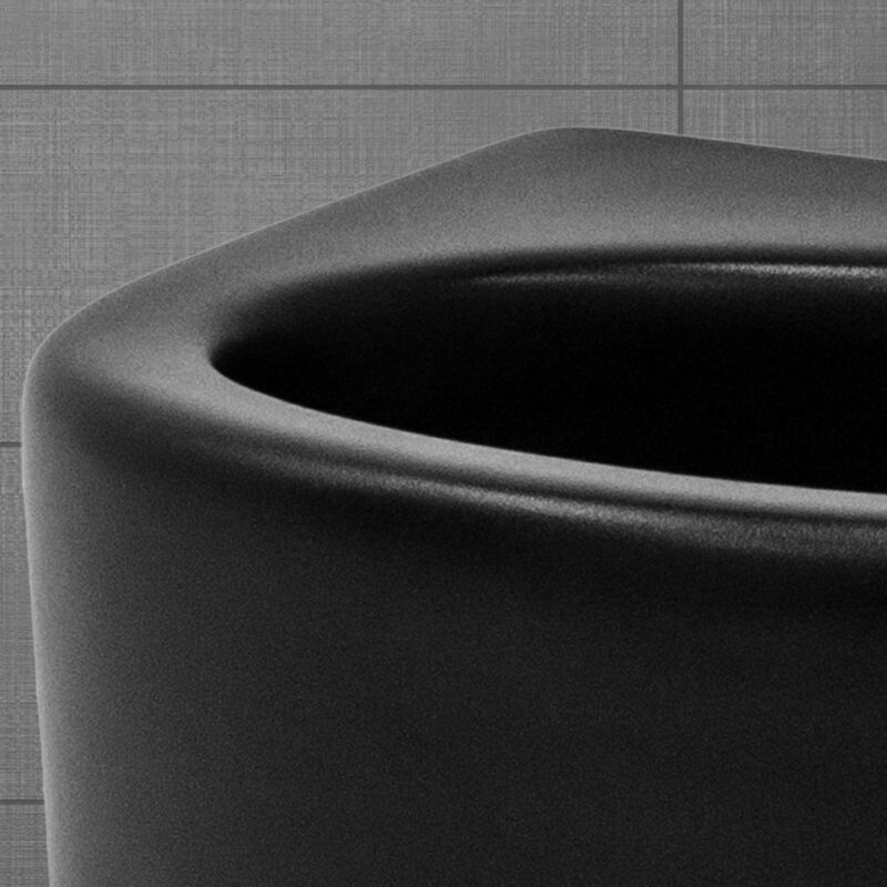 Vasque à Poser Céramique Blanc 33,5x25,5x13 Cm Avec Garniture Vidage Chrome - Pour Salle De Bain