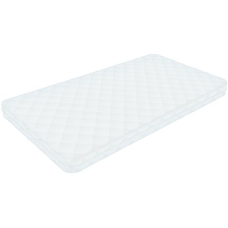 Ml-Design – Matelas bébé 60x120 cm – Mousse froide hypoallergénique – Housse amovible lavable – Certifié Oeko-Tex – 7 zones de confort