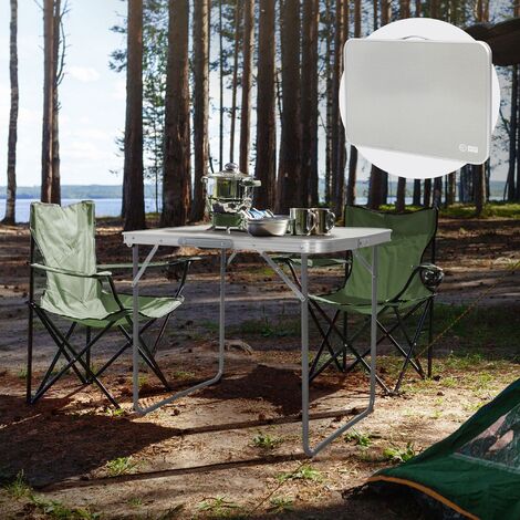 CampFeuer Table de camping en aluminium pour 4 personnes
