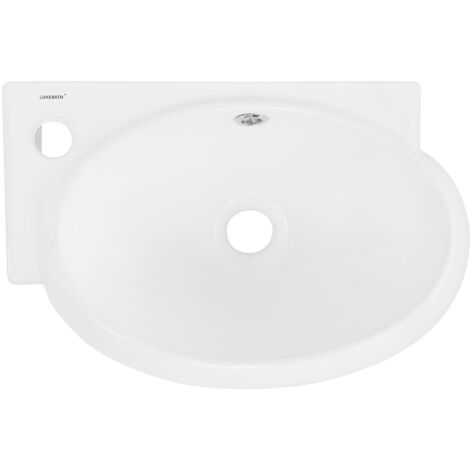 ML-Design Lavabo en Céramique Blanc 67,5x21,5x51,5 cm, Rectangulaire ML-Design Lavabo en Céramique Blanc 67,5x21,5x51,5 cm, Rectangulaire