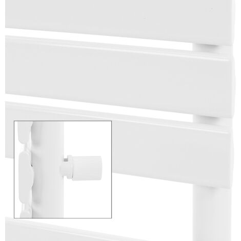 Ecd Germany Radiateur De Salle De Bain Steam X Mm Blanc Avec Raccord Central Mm