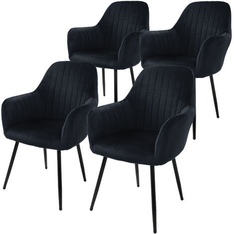 SALLE À MANGER Chaises Bois Luxe Chaise Fauteuil Noir Chaises Salon